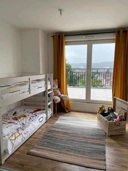 Appartement 3P Gare Terrasse Et Parking Prive فرانكونفيل المظهر الخارجي الصورة